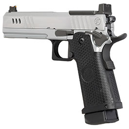 RWA Nighthawk Custom BDS9 Optic Ready Vollmetall GBB 6mm BB silber / schwarz Bild 8