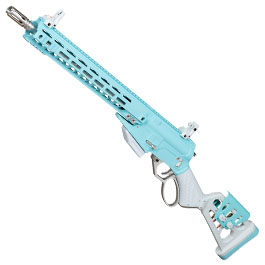 G&G LevAR 15 Zoll Rifle Gas Lever Action Vollmetall 6mm BB Macaron Blue Edition