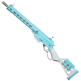 Kleinbild 1 G&G LevAR 15 Zoll Rifle Gas Lever Action Vollmetall 6mm BB Macaron Blue Edition