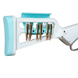 Kleinbild 11 G&G LevAR 15 Zoll Rifle Gas Lever Action Vollmetall 6mm BB Macaron Blue Edition