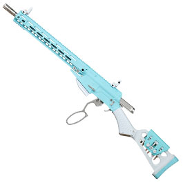 Kleinbild 2 G&G LevAR 15 Zoll Rifle Gas Lever Action Vollmetall 6mm BB Macaron Blue Edition