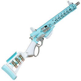 Kleinbild 4 G&G LevAR 15 Zoll Rifle Gas Lever Action Vollmetall 6mm BB Macaron Blue Edition
