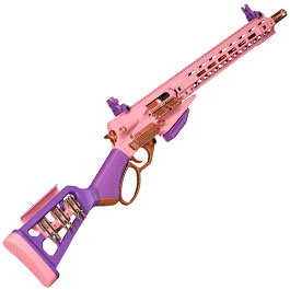 Kleinbild 4 G&G LevAR 15 Zoll Rifle Gas Lever Action Vollmetall 6mm BB Pink-Gold Edition