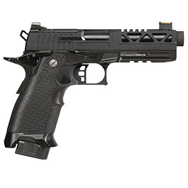 Kleinbild 3 G&G 2024 CP Custom Airsoftpistole Hi-Capa Vollmetall GBB 6mm BB schwarz - Set mit 2 Magazinen / Pistolenkoffer