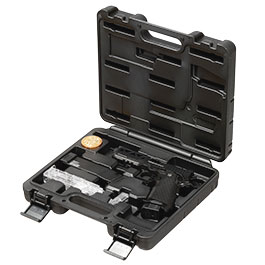 Kleinbild 9 G&G 2024 CP Custom Airsoftpistole Hi-Capa Vollmetall GBB 6mm BB schwarz - Set mit 2 Magazinen / Pistolenkoffer