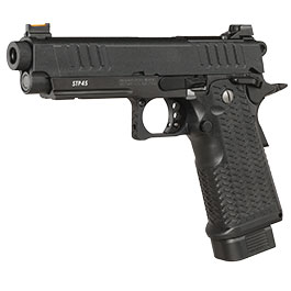 Thumbnail G&G STP45 Airsoftpistole Hi-Capa mit Polymer-Schlitten / Metallrahmen GBB 6mm BB schwarz