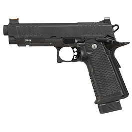 Kleinbild 1 G&G STP45 Airsoftpistole Hi-Capa mit Polymer-Schlitten / Metallrahmen GBB 6mm BB schwarz