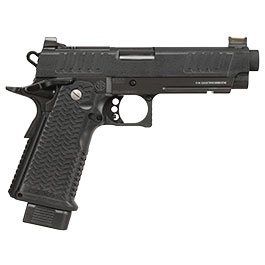 Kleinbild 3 G&G STP45 Airsoftpistole Hi-Capa mit Polymer-Schlitten / Metallrahmen GBB 6mm BB schwarz