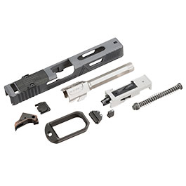 Kleinbild 1 RWA Agency Arms Urban Combat CNC Aluminium Schlitten Set f. TM G17 / WE G17 GBB Pistolen Cerakote Agency grau