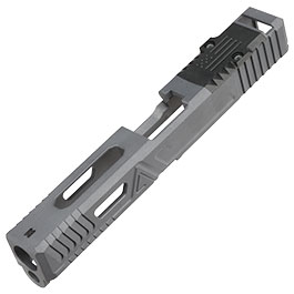 Kleinbild 3 RWA Agency Arms Urban Combat CNC Aluminium Schlitten Set f. TM G17 / WE G17 GBB Pistolen Cerakote Agency grau