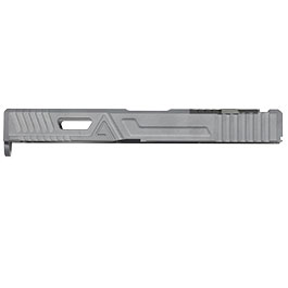 Kleinbild 5 RWA Agency Arms Urban Combat CNC Aluminium Schlitten Set f. TM G17 / WE G17 GBB Pistolen Cerakote Agency grau