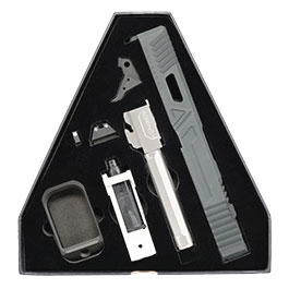 RWA Agency Arms Urban Combat CNC Aluminium Schlitten Set f. TM G17 / WE G17 GBB Pistolen schwarz