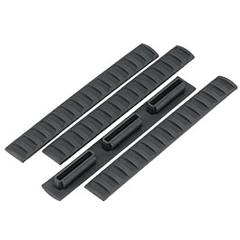 Kleinbild 1 Amarok Sports M-LOK Soft Gummi Rail Cover Set 3 Panels (4 Stck) schwarz
