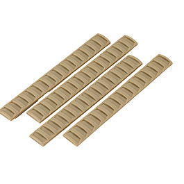 Amarok Sports M-LOK Soft Gummi Rail Cover Set 3 Panels (4 Stck) Flat Dark Earth