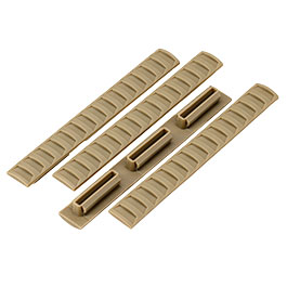 Kleinbild 1 Amarok Sports M-LOK Soft Gummi Rail Cover Set 3 Panels (4 Stck) Flat Dark Earth