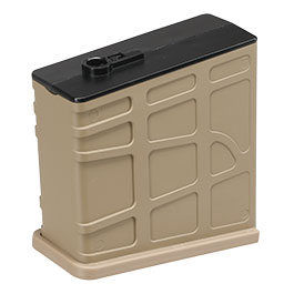 Snow Wolf M98B MRAD Verbundkunststoff Magazin Mid-Cap 100 Schuss Dark Earth
