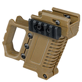 Kleinbild 1 WoSport Pistol Carbine Kit fr G17 / G18 / G22 / G34 GBB Pistolen tan