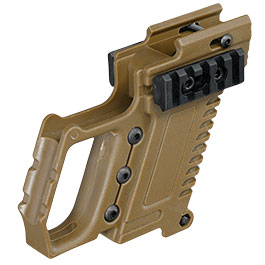 Kleinbild 2 WoSport Pistol Carbine Kit fr G17 / G18 / G22 / G34 GBB Pistolen tan