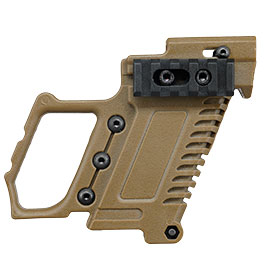 Kleinbild 5 WoSport Pistol Carbine Kit fr G17 / G18 / G22 / G34 GBB Pistolen tan