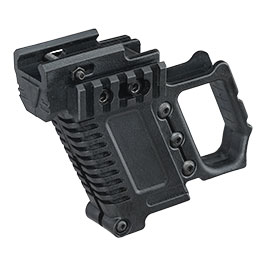 WoSport Pistol Carbine Kit fr G17 / G18 / G22 / G34 GBB Pistolen schwarz
