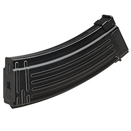 Kleinbild 1 BattleAxe AK74 Stahlblech Magazin Mid-Cap 140 Schuss schwarz