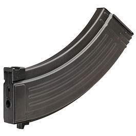 BattleAxe AK47 Stahlblech Magazin Mid-Cap 140 Schuss schwarz - Battle Worn Version