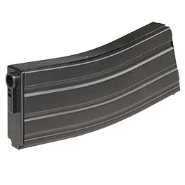 BattleAxe M4 / M16 Stahlblech Magazin Low-Cap 70 Schuss schwarz - Battle Worn Version
