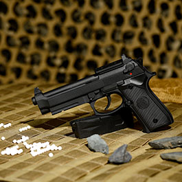 Kleinbild 1 KLI M92A1 Optic Ready Vollmetall GBB 6mm BB schwarz