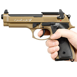 Kleinbild 11 KLI M92 Optic Ready Sahara Limited Edition Vollmetall GBB 6mm BB Desert Tan