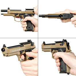 Kleinbild 8 KLI M92 Optic Ready Sahara Limited Edition Vollmetall GBB 6mm BB Desert Tan