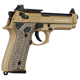 Kleinbild 6 KLI M92 Optic Ready Sahara Limited Edition Vollmetall GBB 6mm BB Desert Tan - G10 Grip Edition