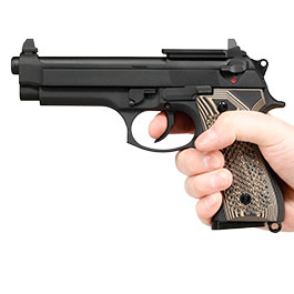 Kleinbild 11 KLI M92 Optic Ready Vollmetall GBB 6mm BB schwarz - G10 Grip Edition