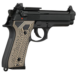 Kleinbild 6 KLI M92 Optic Ready Vollmetall GBB 6mm BB schwarz - G10 Grip Edition