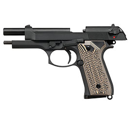 Kleinbild 4 KLI M92 Vollmetall GBB 6mm BB schwarz - G10 Grip Edition