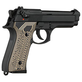 Kleinbild 6 KLI M92 Vollmetall GBB 6mm BB schwarz - G10 Grip Edition