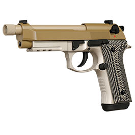 KLI M92A3 Vollmetall GBB 6mm BB Desert Tan - G10 Grip Edition