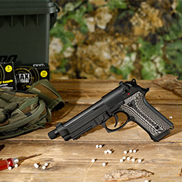 Kleinbild 1 KLI M92A3 Vollmetall GBB 6mm BB schwarz - G10 Grip Edition