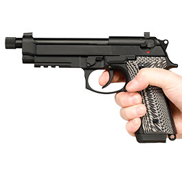 Kleinbild 11 KLI M92A3 Vollmetall GBB 6mm BB schwarz - G10 Grip Edition