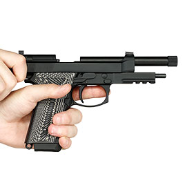 Kleinbild 11 KLI M92A3 Vollmetall GBB 6mm BB schwarz - G10 Grip Edition