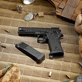 Kleinbild 1 KLI Hi-Capa 4.3 Troika MK1 Vollmetall GBB 6mm BB schwarz