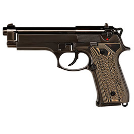 Kleinbild 2 KLI M92 Fusion Vollmetall GBB 6mm BB Platinum Blackchrome-Finish - G10 Grip Edition