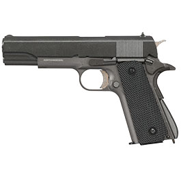 Well M1911A1 Vollmetall CO2 Blowback 6mm BB grau inkl. Koffer Bild 1 xxx: