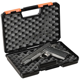 Well M1911A1 Vollmetall CO2 Blowback 6mm BB grau inkl. Koffer Bild 9