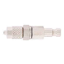 Kleinbild 5 Mancraft QD Fitting mnnlich mit 4 mm Macroline HPA-Adapter silber - 4 mm EU Version