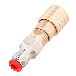 Kleinbild 2 Mancraft QD Fitting weiblich mit 4mm Macroline HPA-Adapter silber - US Version