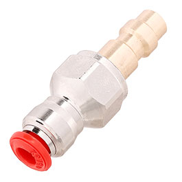 Kleinbild 2 Mancraft QD Fitting mnnlich mit 4mm Macroline HPA-Adapter silber - US Version