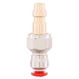 Kleinbild 4 Mancraft QD Fitting mnnlich mit 4mm Macroline HPA-Adapter silber - US Version