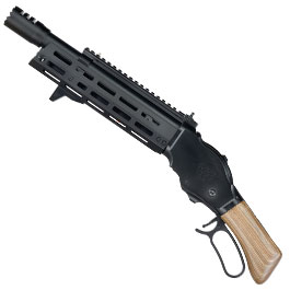 Kleinbild 1 Golden Eagle M1887 Tactical Shorty Gas Lever Action mit Hlsenauswurf 6mm BB schwarz - Echtholz Version