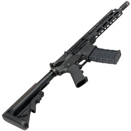 Kleinbild 5 GHK Daniel Defense DDM4 V7 10,3 Zoll MFR 9.0 Vollmetall Gas-Blow-Back 6mm BB schwarz - Version 3