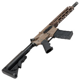 Kleinbild 5 GHK Daniel Defense DDM4 V7 10,3 Zoll MFR 9.0 Vollmetall Gas-Blow-Back 6mm BB tan - Version 3
